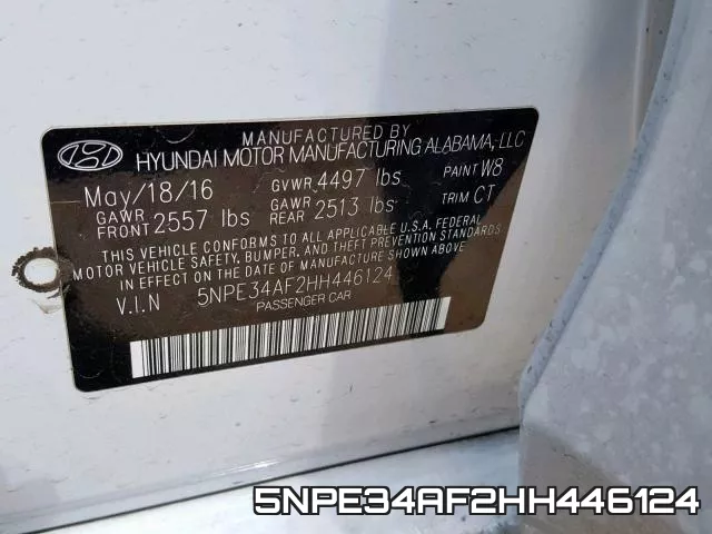 5NPE34AF2HH446124 фото 2
