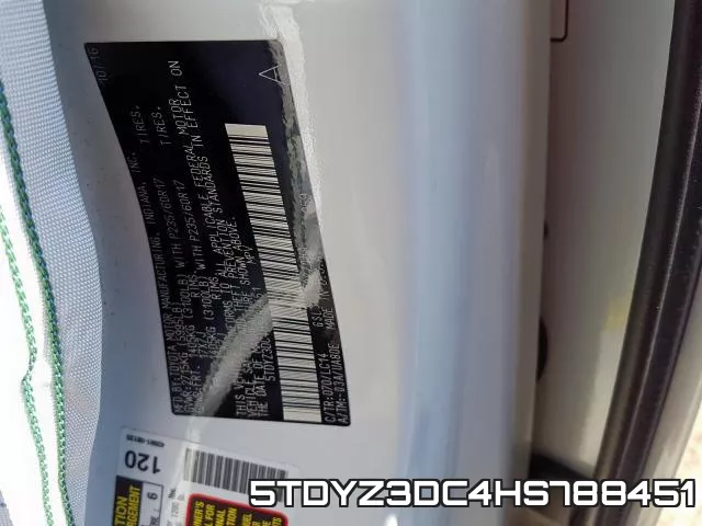 5TDYZ3DC4HS788451 фото 2