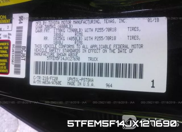 5TFEM5F14JX127690 фото 10