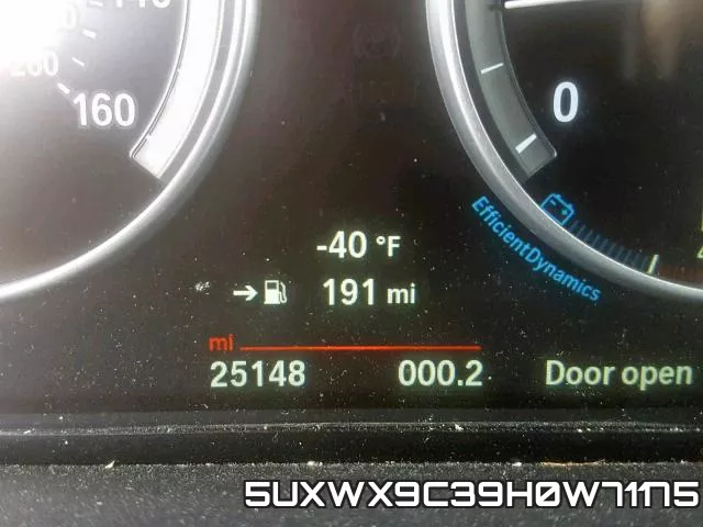 5UXWX9C39H0W71175 фото 9