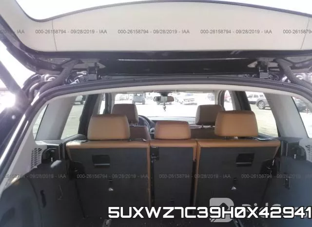 5UXWZ7C39H0X42941 фото 9