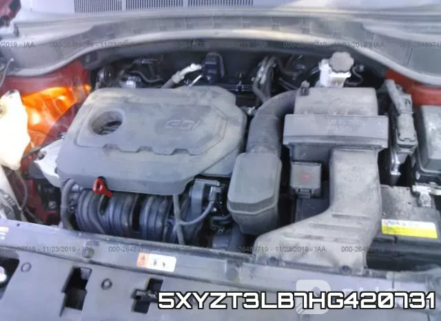 5XYZT3LB7HG420731 фото 2