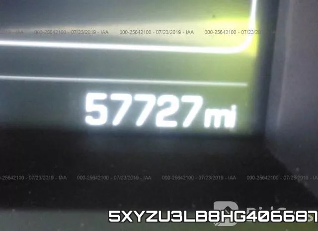 5XYZU3LB8HG406687 фото 8