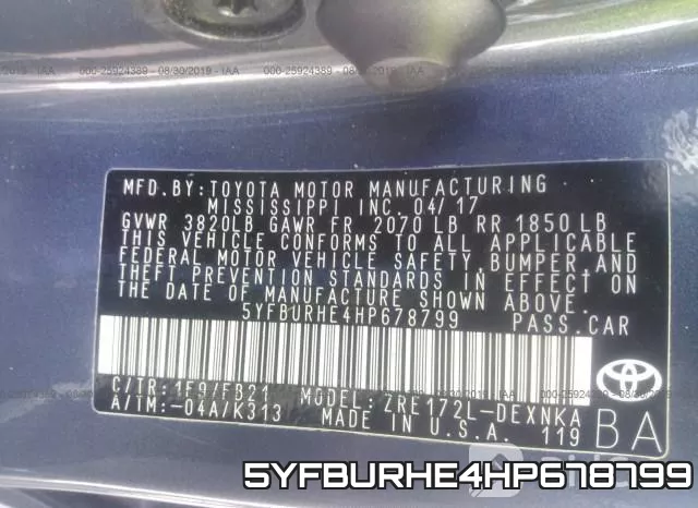 5YFBURHE4HP678799 фото 9