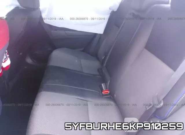 5YFBURHE6KP910259 фото 7