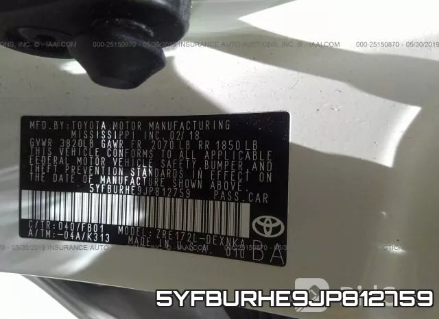 5YFBURHE9JP812759 фото 10