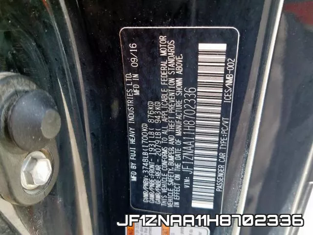 JF1ZNAA11H8702336 фото 2