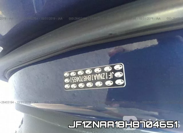 JF1ZNAA18H8704651 фото 10