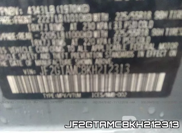 JF2GTAMC8KH212313 фото 10