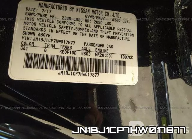 JN1BJ1CP7HW017877 фото 10