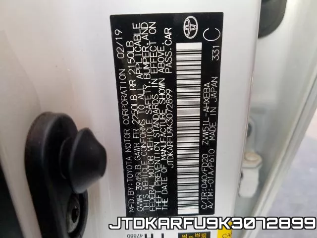 JTDKARFU9K3072899 фото 2