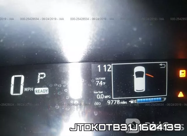 JTDKDTB31J1604139 фото 8