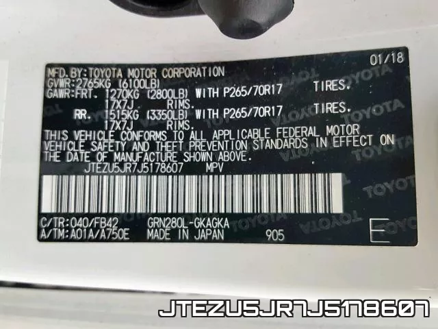 JTEZU5JR7J5178607 фото 2