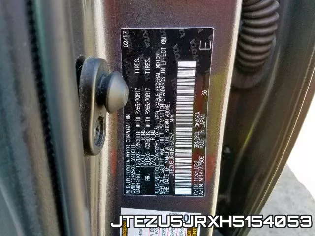JTEZU5JRXH5154053 фото 2