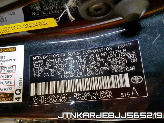 JTNKARJE8JJ565219 фото 2