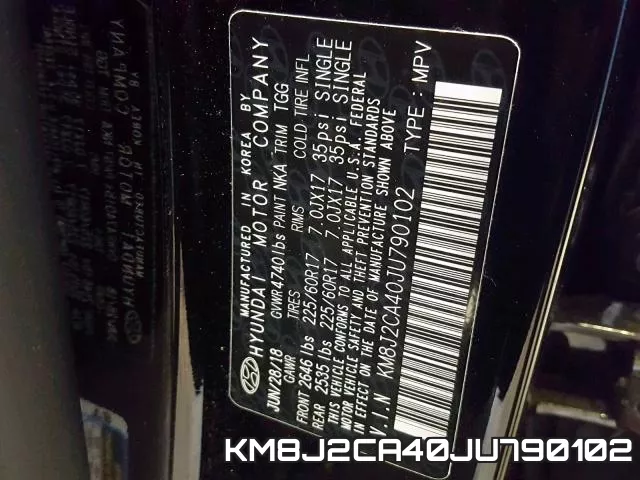 KM8J2CA40JU790102 фото 2