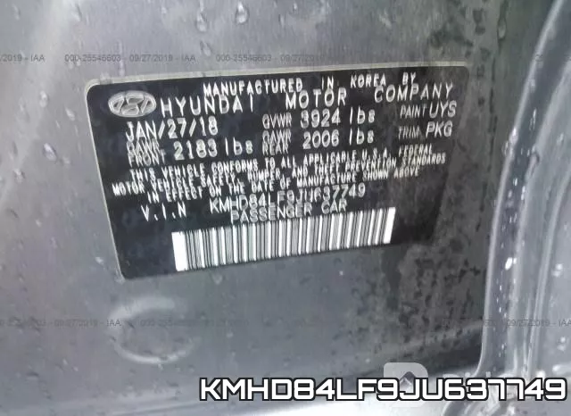 KMHD84LF9JU637749 фото 10