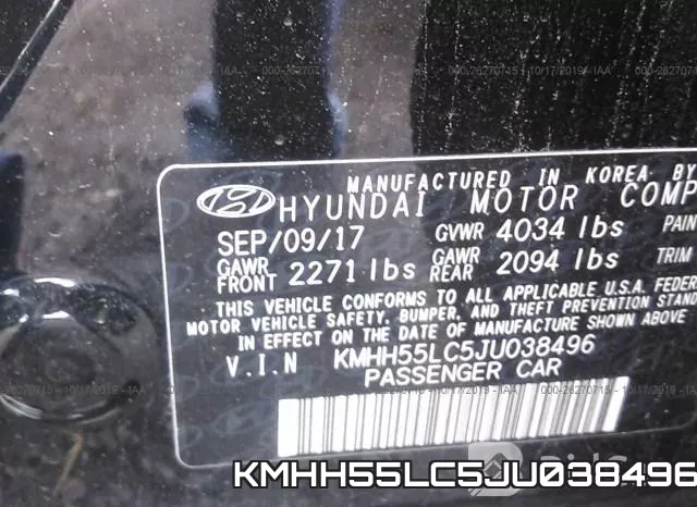 KMHH55LC5JU038496 фото 10