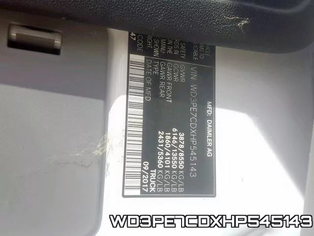WD3PE7CDXHP545143 фото 2