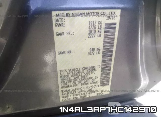 1N4AL3AP7HC142970 фото 10