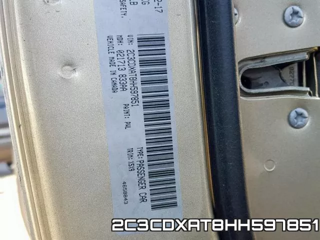 2C3CDXAT8HH597851 фото 2