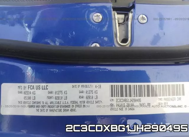 2C3CDXBG1JH290495 фото 10