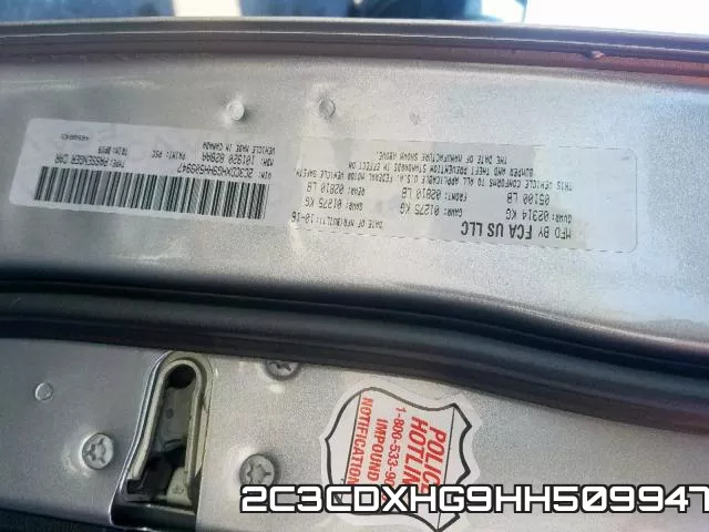 2C3CDXHG9HH509947 фото 2