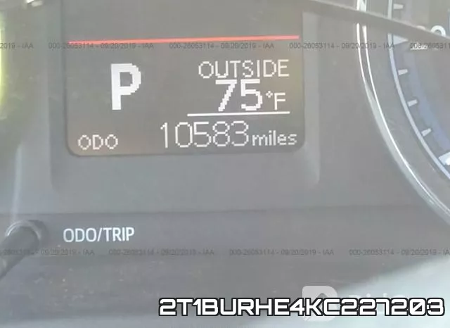 2T1BURHE4KC227203 фото 8