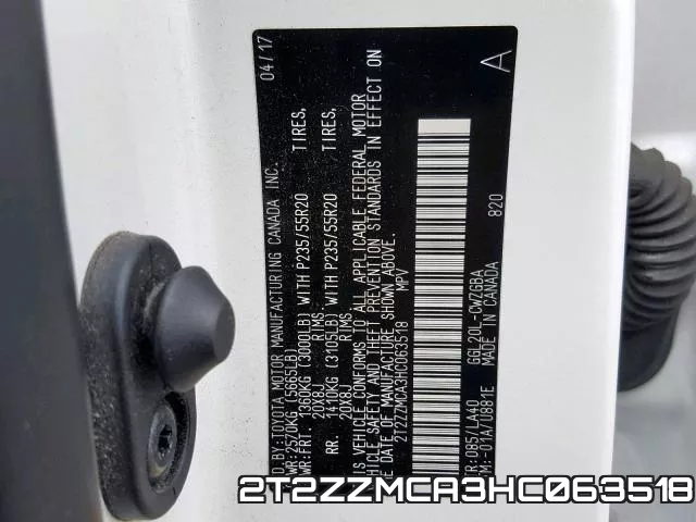 2T2ZZMCA3HC063518 фото 2