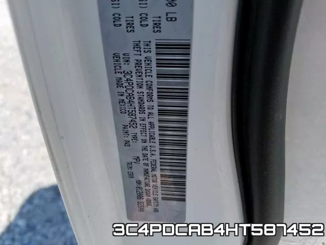 3C4PDCAB4HT587452 фото 2