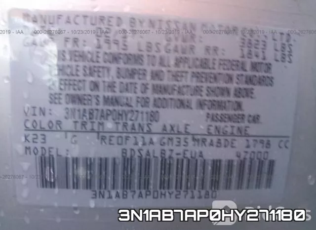 3N1AB7AP0HY271180 фото 10