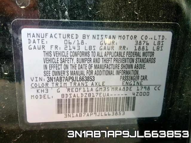 3N1AB7AP9JL663853 фото 2