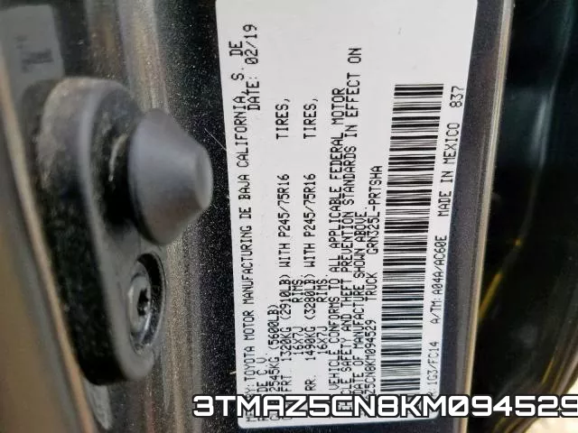 3TMAZ5CN8KM094529 фото 2