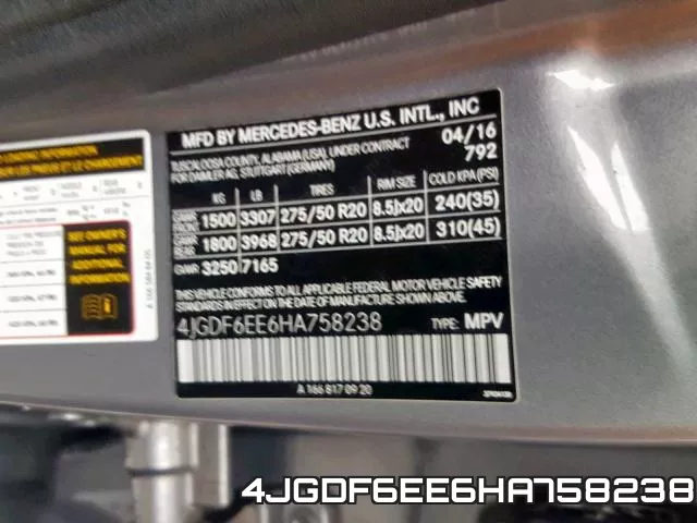 4JGDF6EE6HA758238 фото 2