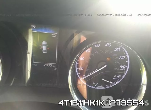 4T1B11HK1KU273554 фото 8