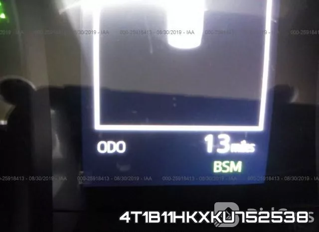 4T1B11HKXKU752538 фото 8
