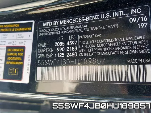 55SWF4JB0HU189857 фото 2