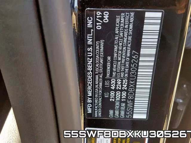 55SWF8DBXKU305267 фото 2