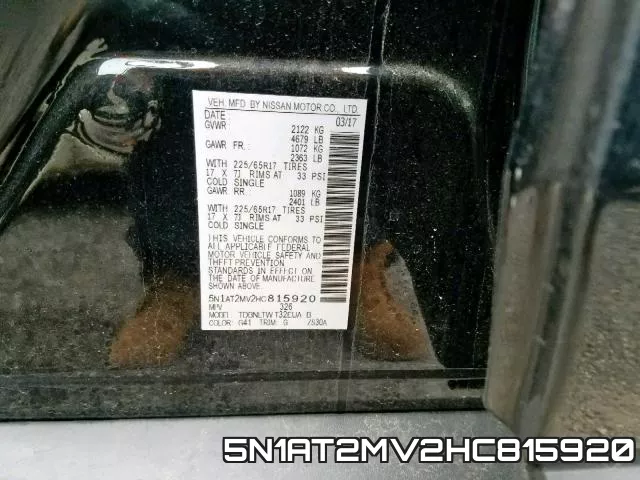 5N1AT2MV2HC815920 фото 2