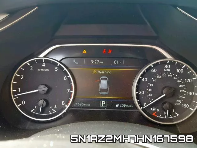 5N1AZ2MH7HN167598 фото 9