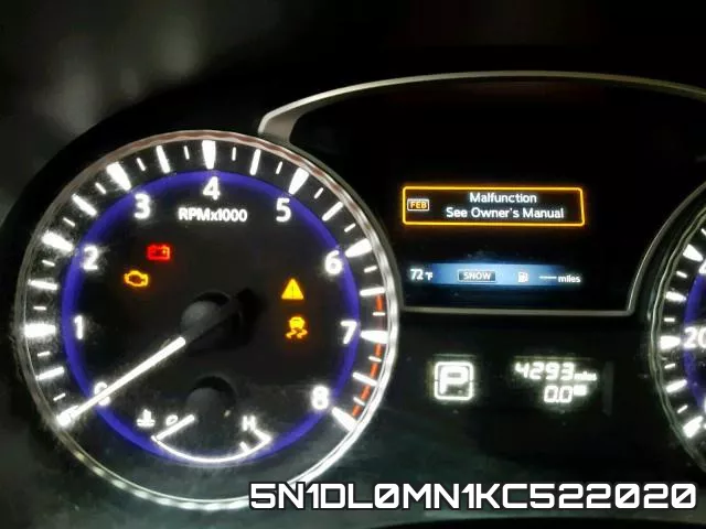 5N1DL0MN1KC522020 фото 9