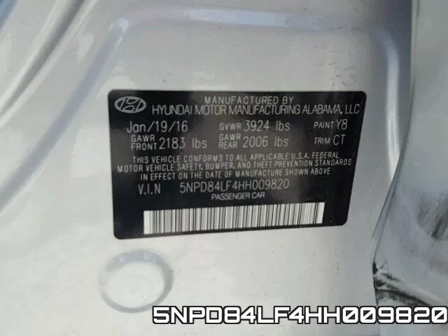 5NPD84LF4HH009820 фото 2