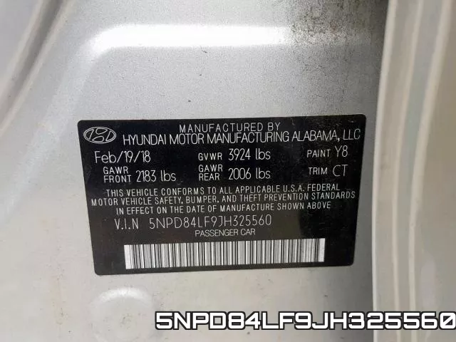 5NPD84LF9JH325560 фото 2