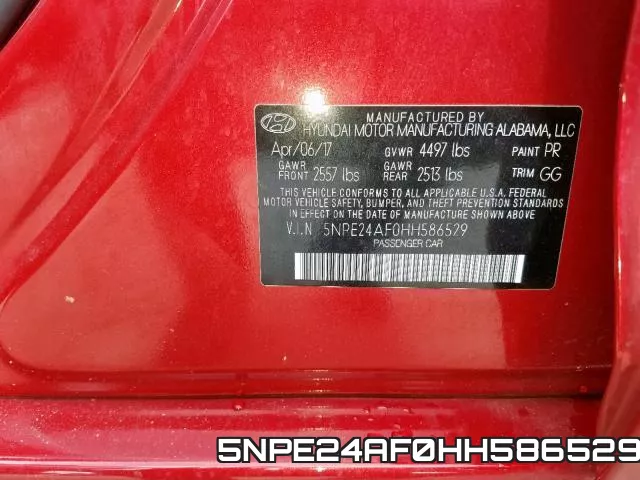 5NPE24AF0HH586529 фото 2