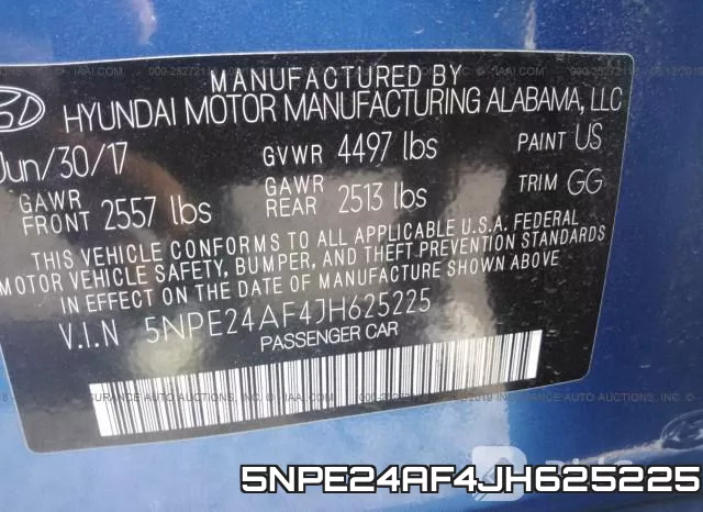 5NPE24AF4JH625225 фото 10