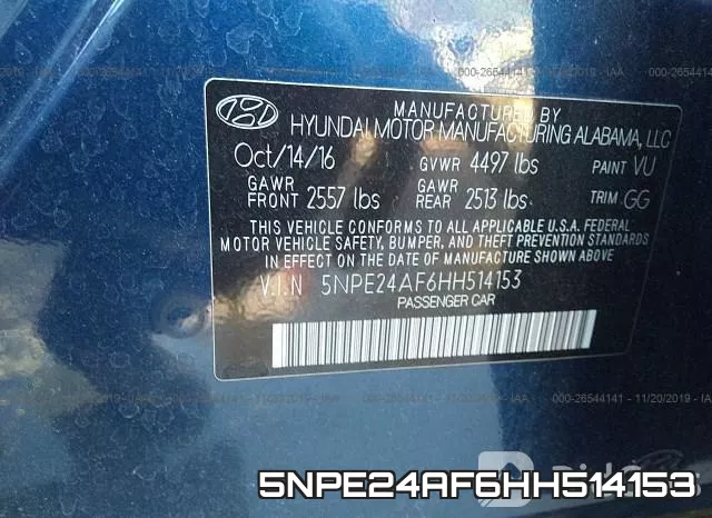5NPE24AF6HH514153 фото 9