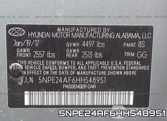 5NPE24AF6HH548951 фото 9
