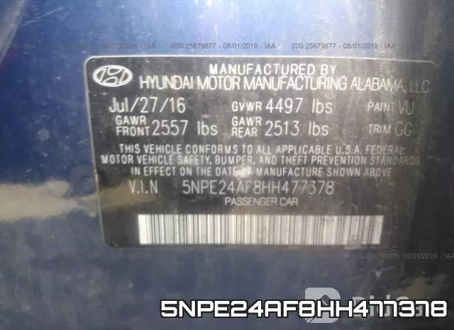 5NPE24AF8HH477378 фото 10