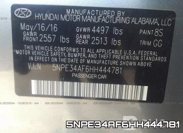 5NPE34AF6HH444781 фото 10