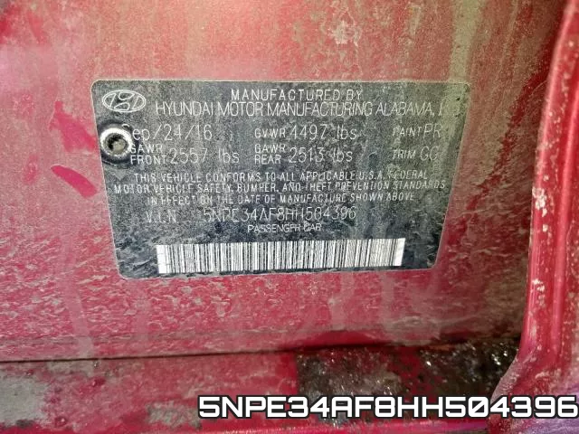 5NPE34AF8HH504396 фото 2